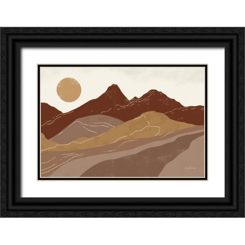 Peru Trails Neutral Black Ornate Wood Framed Art Print with Double Matting by Thorns, Becky