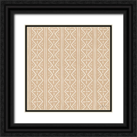 Mushroom Madness Pattern IVB Black Ornate Wood Framed Art Print with Double Matting by Penner, Janelle