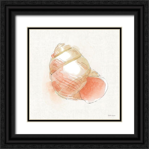 Seaside VII Black Ornate Wood Framed Art Print with Double Matting by Grove, Beth