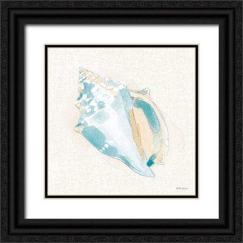 Seaside VIII Black Ornate Wood Framed Art Print with Double Matting by Grove, Beth