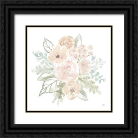 World Tour XIII Neutral Black Ornate Wood Framed Art Print with Double Matting by June, Dina