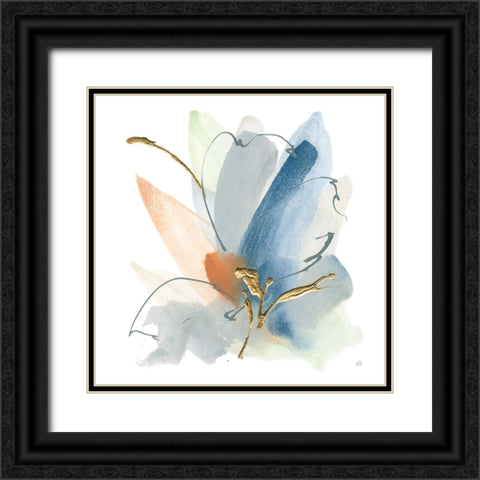 Color Spray II Black Ornate Wood Framed Art Print with Double Matting by Paschke, Chris