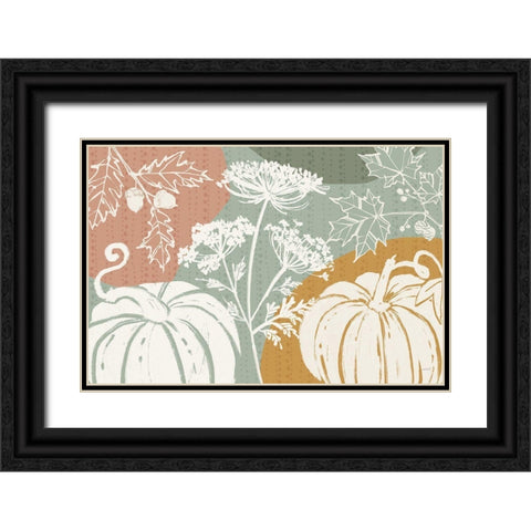 Autumn Tones I Black Ornate Wood Framed Art Print with Double Matting by Tavoletti, Anne