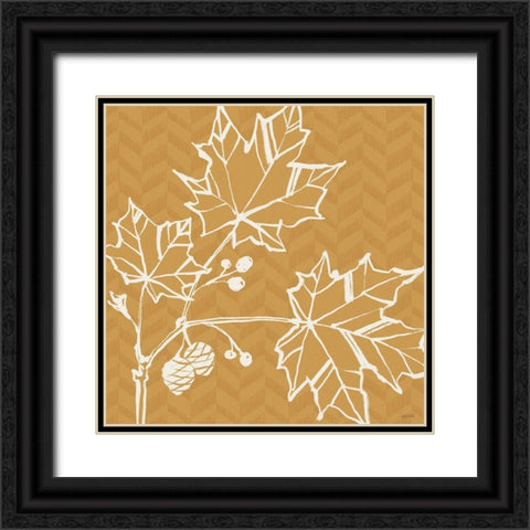Autumn Tones IV Black Ornate Wood Framed Art Print with Double Matting by Tavoletti, Anne