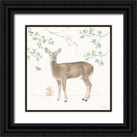 Woodland Love V Black Ornate Wood Framed Art Print with Double Matting by Grove, Beth
