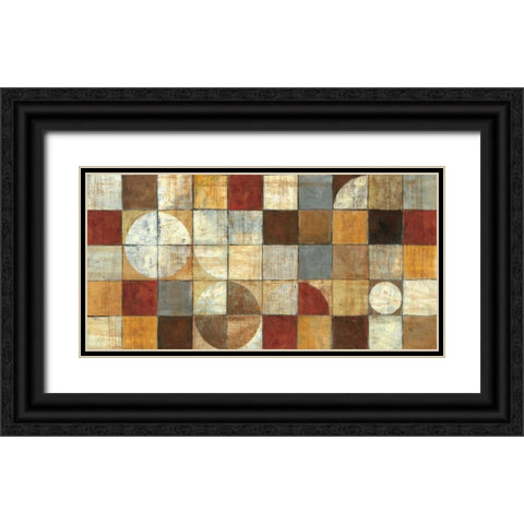Tango Neutral Black Ornate Wood Framed Art Print with Double Matting by Schick, Mike