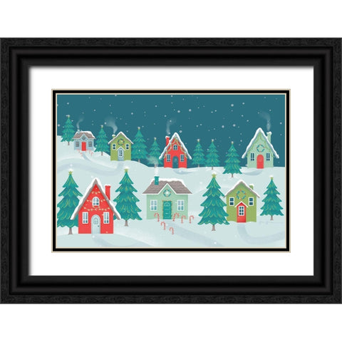 Falala I Black Ornate Wood Framed Art Print with Double Matting by Graham, Gia