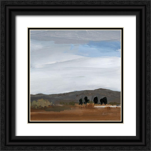 Alamosa Black Ornate Wood Framed Art Print with Double Matting by Munger, Pamela