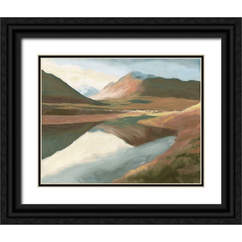 High North Spice Black Ornate Wood Framed Art Print with Double Matting by Wiens, James