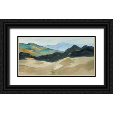 Layers of Range Black Ornate Wood Framed Art Print with Double Matting by Purinton, Julia