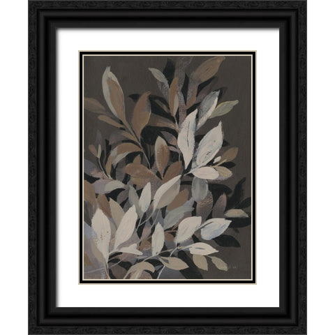 Lively Branches Black Ornate Wood Framed Art Print with Double Matting by Nai, Danhui