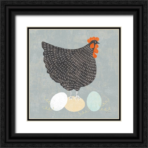 Fresh Eggs I No Words Black Ornate Wood Framed Art Print with Double Matting by Schlabach, Sue