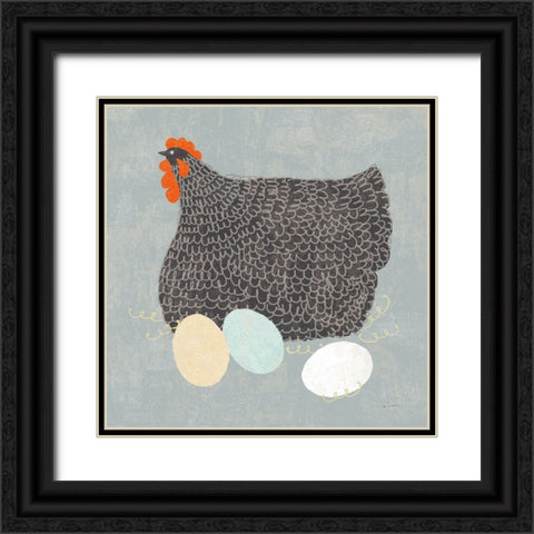 Fresh Eggs II No Words Black Ornate Wood Framed Art Print with Double Matting by Schlabach, Sue