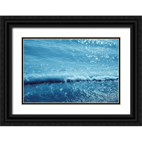 Sparkling Waters IV Black Ornate Wood Framed Art Print with Double Matting by Larson, Nathan