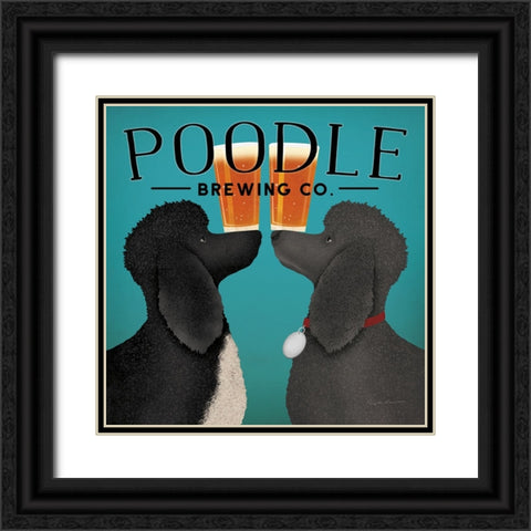 Double Poodle Brewing Black Ornate Wood Framed Art Print with Double Matting by Fowler, Ryan