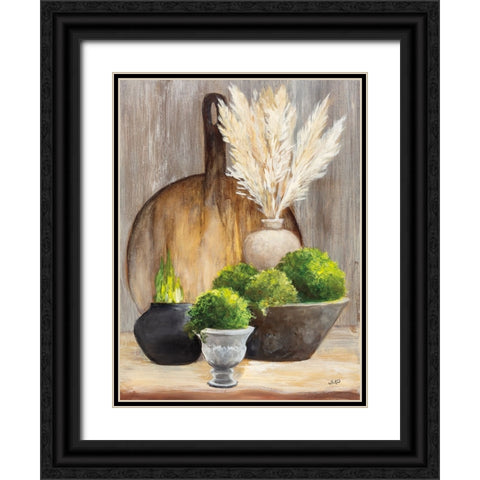 Spring Tableaux II Black Ornate Wood Framed Art Print with Double Matting by Purinton, Julia