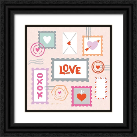 Just My Type V Black Ornate Wood Framed Art Print with Double Matting by Graham, Gia