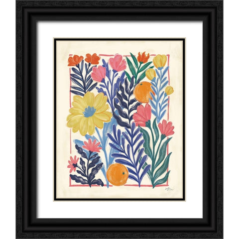 Cyprus II Black Ornate Wood Framed Art Print with Double Matting by Penner, Janelle