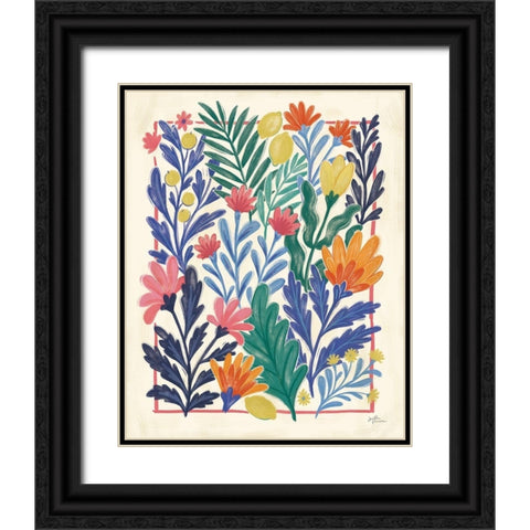 Cyprus III Black Ornate Wood Framed Art Print with Double Matting by Penner, Janelle