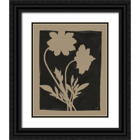 Joyful Spring I Travertine Black Ornate Wood Framed Art Print with Double Matting by Hershey, Moira