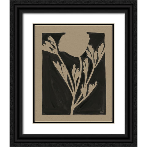 Joyful Spring II Travertine Black Ornate Wood Framed Art Print with Double Matting by Hershey, Moira