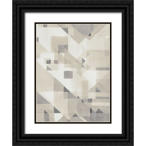 Try Angles IV Neutral Crop Black Ornate Wood Framed Art Print with Double Matting by Nai, Danhui