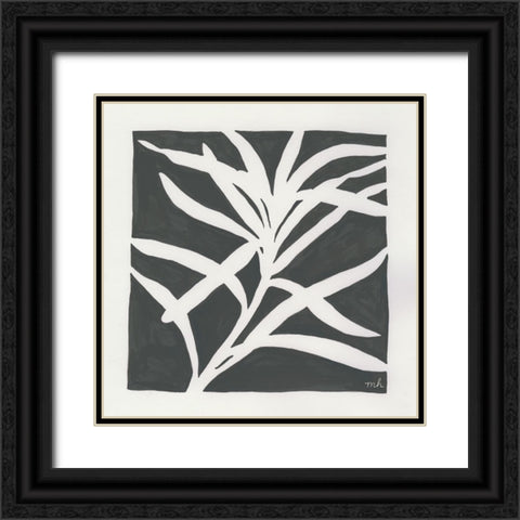 Growing Gray Black Ornate Wood Framed Art Print with Double Matting by Hershey, Moira