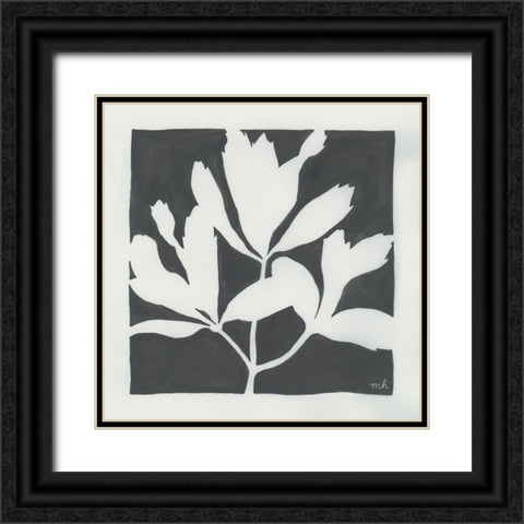 Growing II Gray Black Ornate Wood Framed Art Print with Double Matting by Hershey, Moira