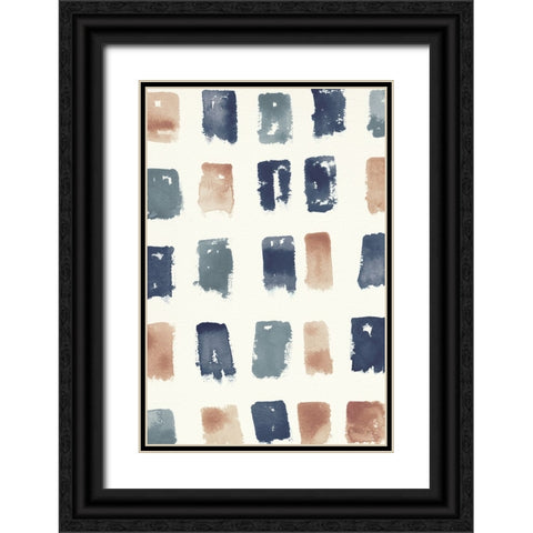 Pas Parfait III Rose Crop Black Ornate Wood Framed Art Print with Double Matting by Novak, Shirley