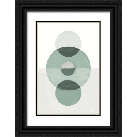 In Between II Eucalyptus Black Ornate Wood Framed Art Print with Double Matting by Nai, Danhui