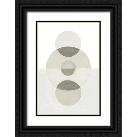 In Between II Neutral Black Ornate Wood Framed Art Print with Double Matting by Nai, Danhui