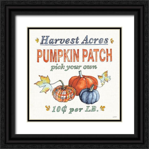 Fall Flair V Black Ornate Wood Framed Art Print with Double Matting by Tavoletti, Anne