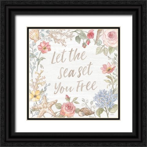 Coastal Cottage III Black Ornate Wood Framed Art Print with Double Matting by Vassileva, Silvia
