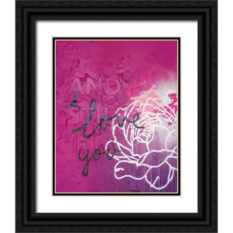 And Still I Fly Black Ornate Wood Framed Art Print with Double Matting by Youngstrom, Kent