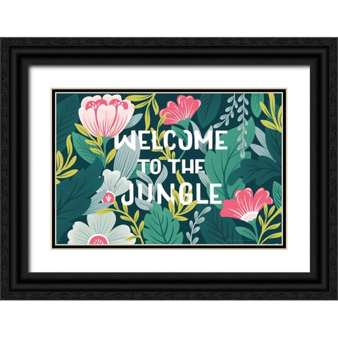 Lush Life I Black Ornate Wood Framed Art Print with Double Matting by Graham, Gia