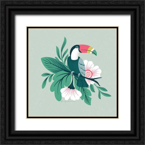 Lush Life II Black Ornate Wood Framed Art Print with Double Matting by Graham, Gia