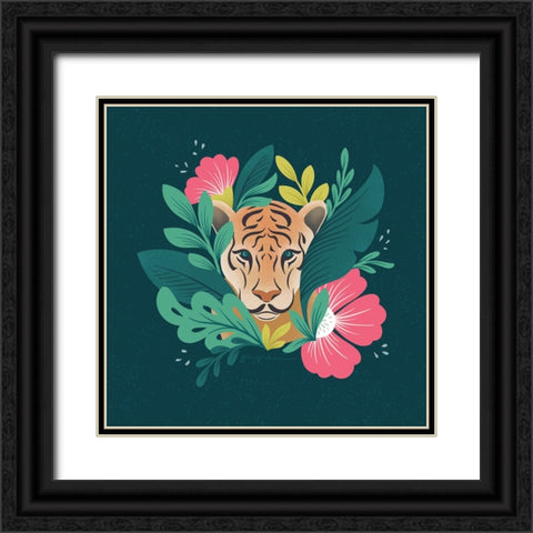 Lush Life IV Black Ornate Wood Framed Art Print with Double Matting by Graham, Gia