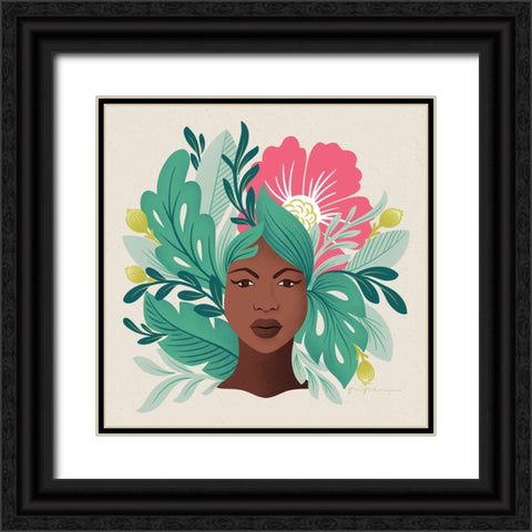 Lush Life VI Black Ornate Wood Framed Art Print with Double Matting by Graham, Gia