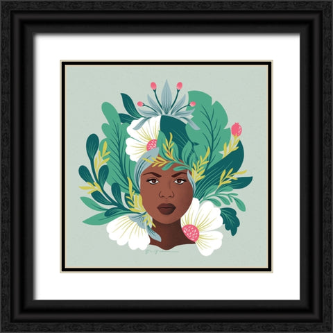 Lush Life VII Black Ornate Wood Framed Art Print with Double Matting by Graham, Gia