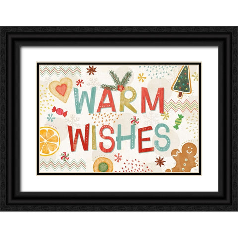 Sweet Treats I Black Ornate Wood Framed Art Print with Double Matting by Charron, Veronique
