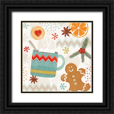 Sweet Treats III Black Ornate Wood Framed Art Print with Double Matting by Charron, Veronique