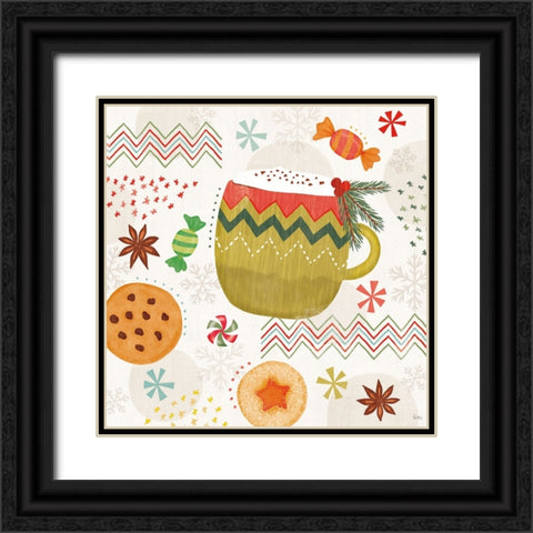 Sweet Treats V Black Ornate Wood Framed Art Print with Double Matting by Charron, Veronique