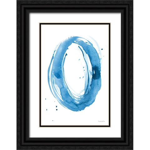 Bold Neon III Black Ornate Wood Framed Art Print with Double Matting by Charro, Mercedes Lopez