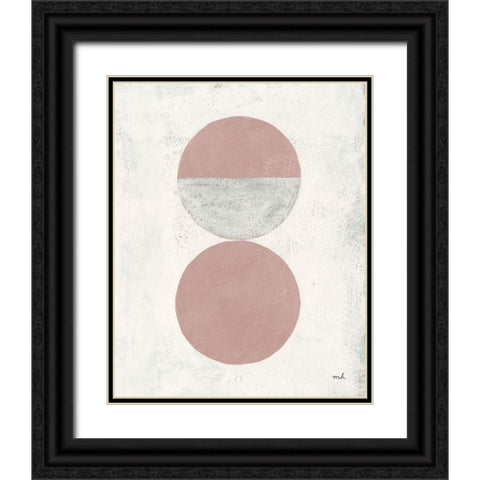 Colorful Orbs I Black Ornate Wood Framed Art Print with Double Matting by Hershey, Moira