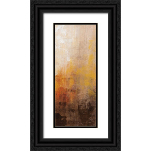 Lava II Black Ornate Wood Framed Art Print with Double Matting by Vassileva, Silvia