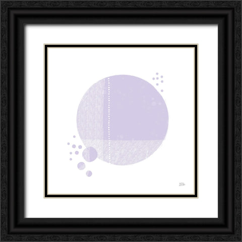 Tribeca I Purple Black Ornate Wood Framed Art Print with Double Matting by Averinos, Melissa