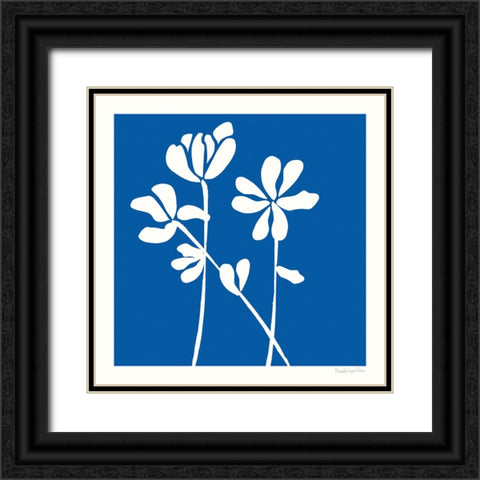 Fleurs de Matisse II Sq Black Ornate Wood Framed Art Print with Double Matting by Charro, Mercedes Lopez