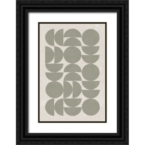 Make it Mod I v2 Black Ornate Wood Framed Art Print with Double Matting by Hershey, Moira