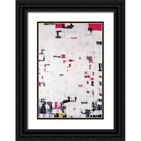 Bits and Bytes Black Ornate Wood Framed Art Print with Double Matting by Youngstrom, Kent