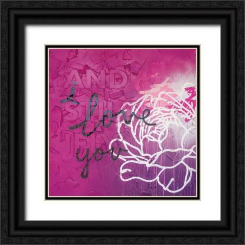 And Still I Fly Sq Black Ornate Wood Framed Art Print with Double Matting by Youngstrom, Kent